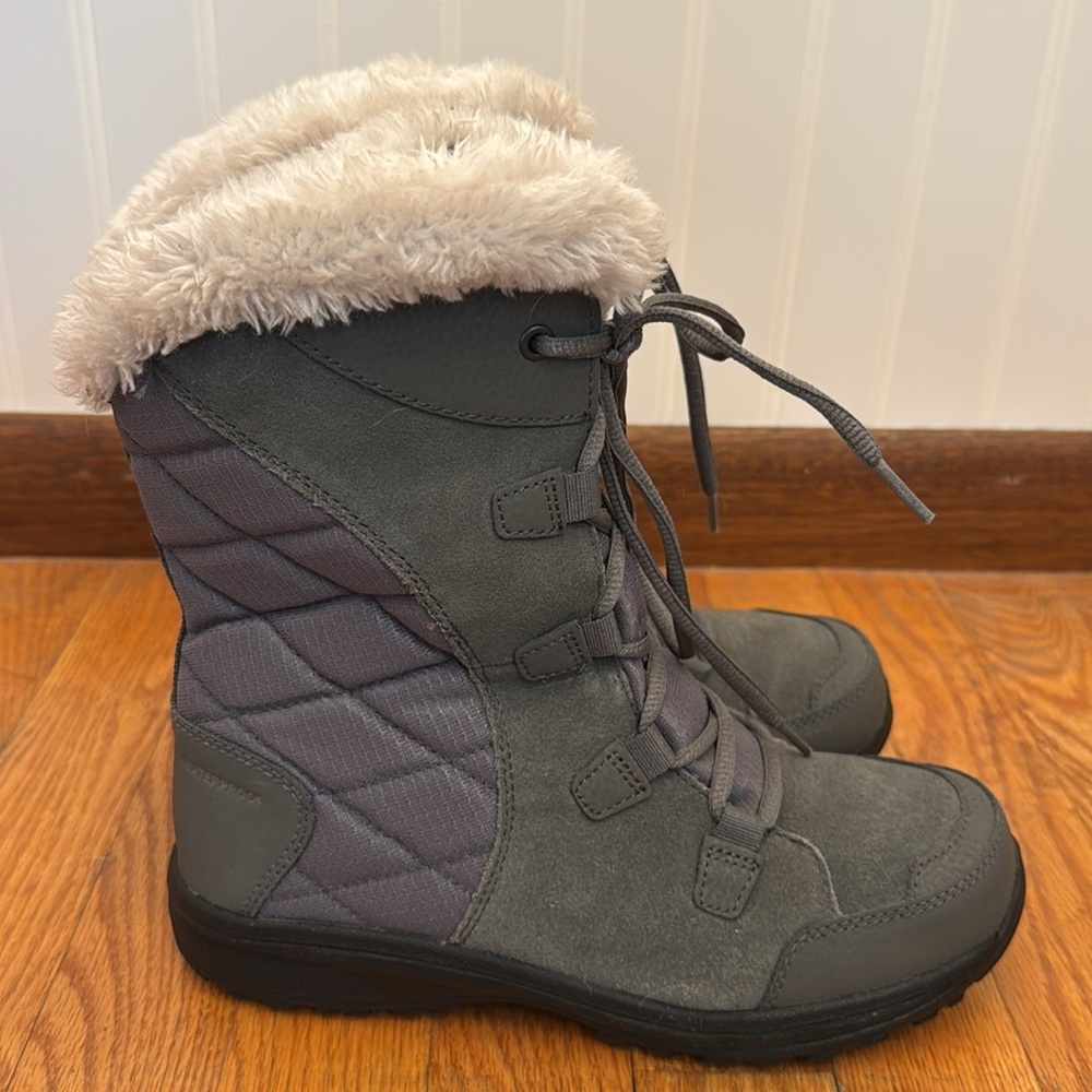 Columbia Women's Ice Maiden II Boot Charcoal Winter Boots Size 7 - Picture 6 of 10
